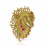 Royalton Brooch 09603 - Krishna's Sweta Jewellery