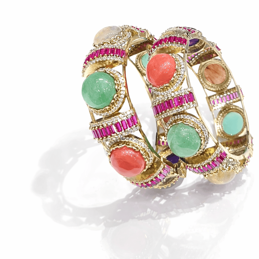 Sabyasachi Bangles 07724 - KRISHNA'S SWETA JEWELLERY