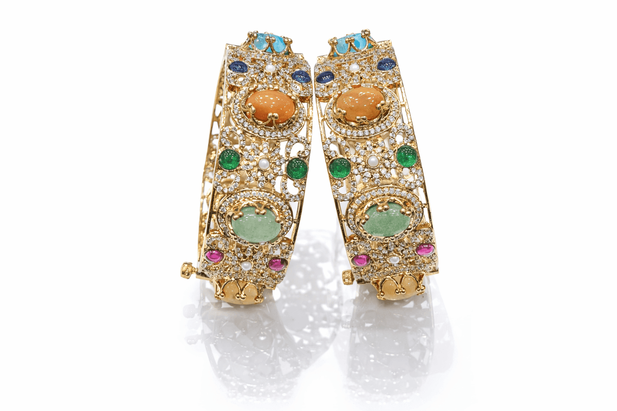Sabyasachi Bangles 09398 - KRISHNA'S SWETA JEWELLERY