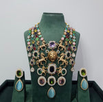 Sabyasachi Bib Necklace 08730 - KRISHNA'S SWETA JEWELLERY