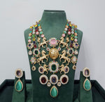 Sabyasachi Bib Necklace 08730 - KRISHNA'S SWETA JEWELLERY