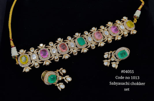 Sabyasachi choker 04055 - KRISHNA'S SWETA JEWELLERY