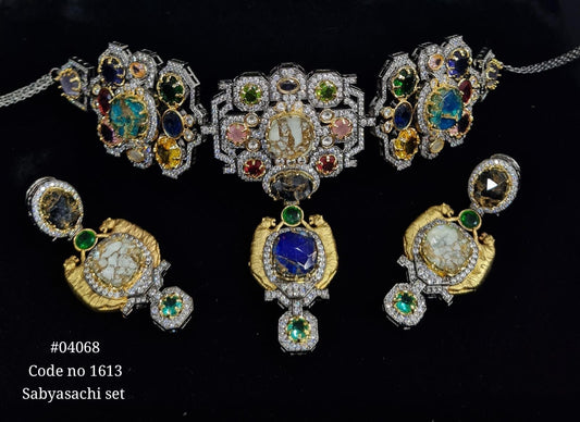 Sabyasachi Choker 04068 - KRISHNA'S SWETA JEWELLERY