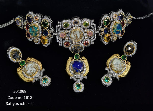 Sabyasachi Choker 04068 - KRISHNA'S SWETA JEWELLERY