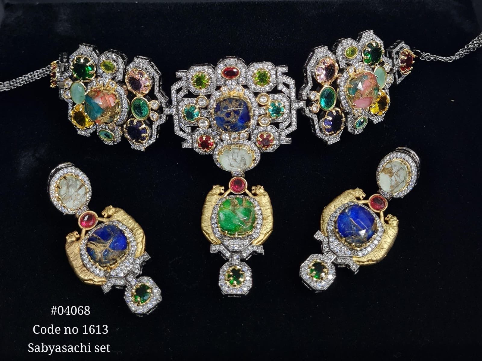 Sabyasachi Choker 04068 - KRISHNA'S SWETA JEWELLERY