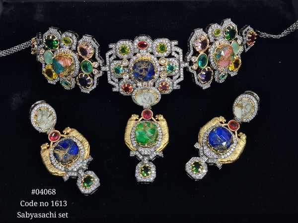 Sabyasachi Choker 04068 - KRISHNA'S SWETA JEWELLERY