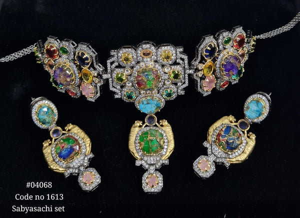 Sabyasachi Choker 04068 - KRISHNA'S SWETA JEWELLERY