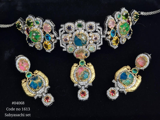 Sabyasachi Choker 04068 - KRISHNA'S SWETA JEWELLERY