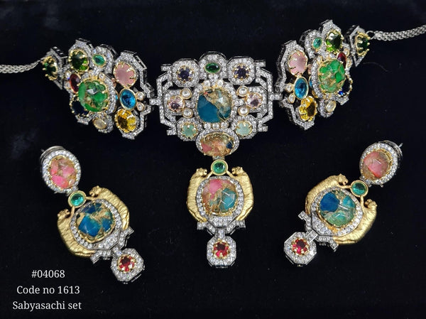 Sabyasachi Choker 04068 - KRISHNA'S SWETA JEWELLERY