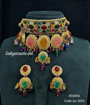 Sabyasachi Choker 04084 - KRISHNA'S SWETA JEWELLERY