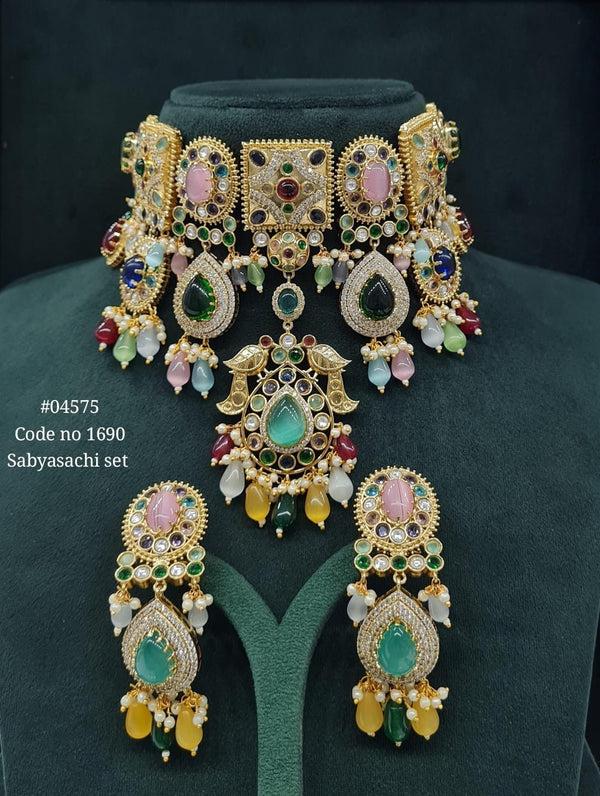 Sabyasachi Choker 04575 - KRISHNA'S SWETA JEWELLERY