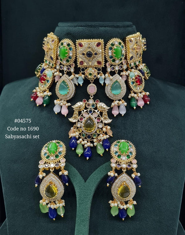Sabyasachi Choker 04575 - KRISHNA'S SWETA JEWELLERY