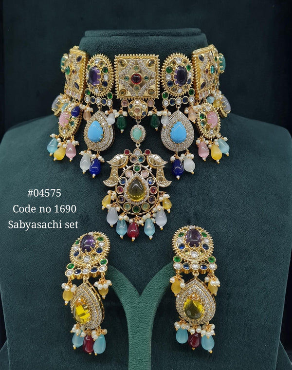Sabyasachi Choker 04575 - KRISHNA'S SWETA JEWELLERY