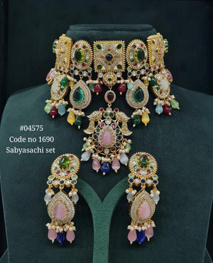 Sabyasachi Choker 04575 - KRISHNA'S SWETA JEWELLERY