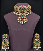 Sabyasachi Choker 05102 - KRISHNA'S SWETA JEWELLERY
