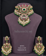 Sabyasachi Choker 07973 - KRISHNA'S SWETA JEWELLERY