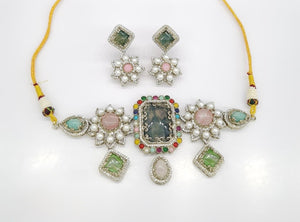 Sabyasachi Choker 08655 - KRISHNA'S SWETA JEWELLERY