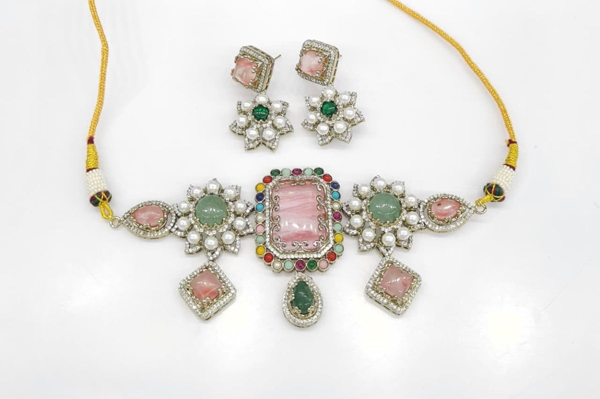 Sabyasachi Choker 08655 - KRISHNA'S SWETA JEWELLERY
