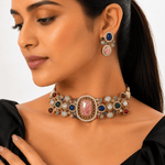 Sabyasachi Choker 08657 - KRISHNA'S SWETA JEWELLERY