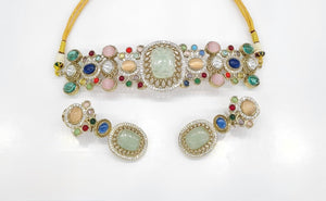 Sabyasachi Choker 08657 - KRISHNA'S SWETA JEWELLERY