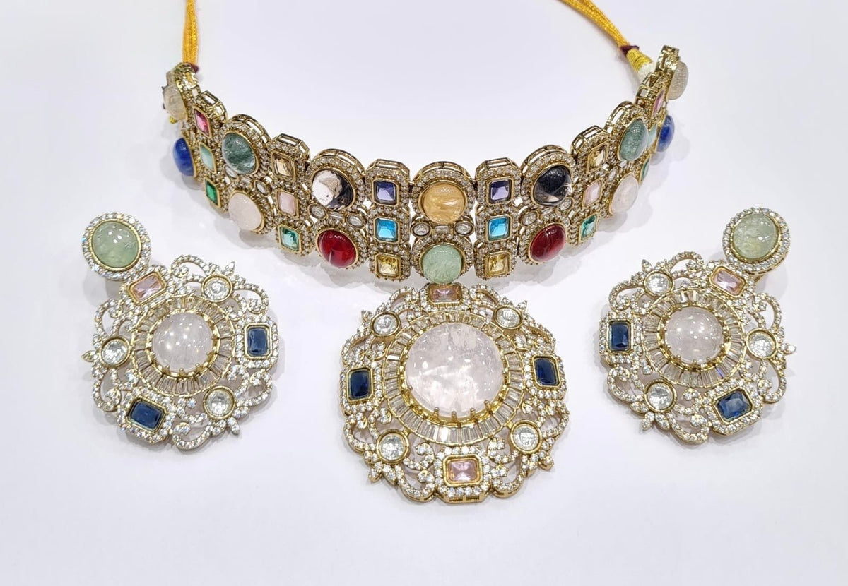 Sabyasachi Choker 10312 - KRISHNA'S SWETA JEWELLERY