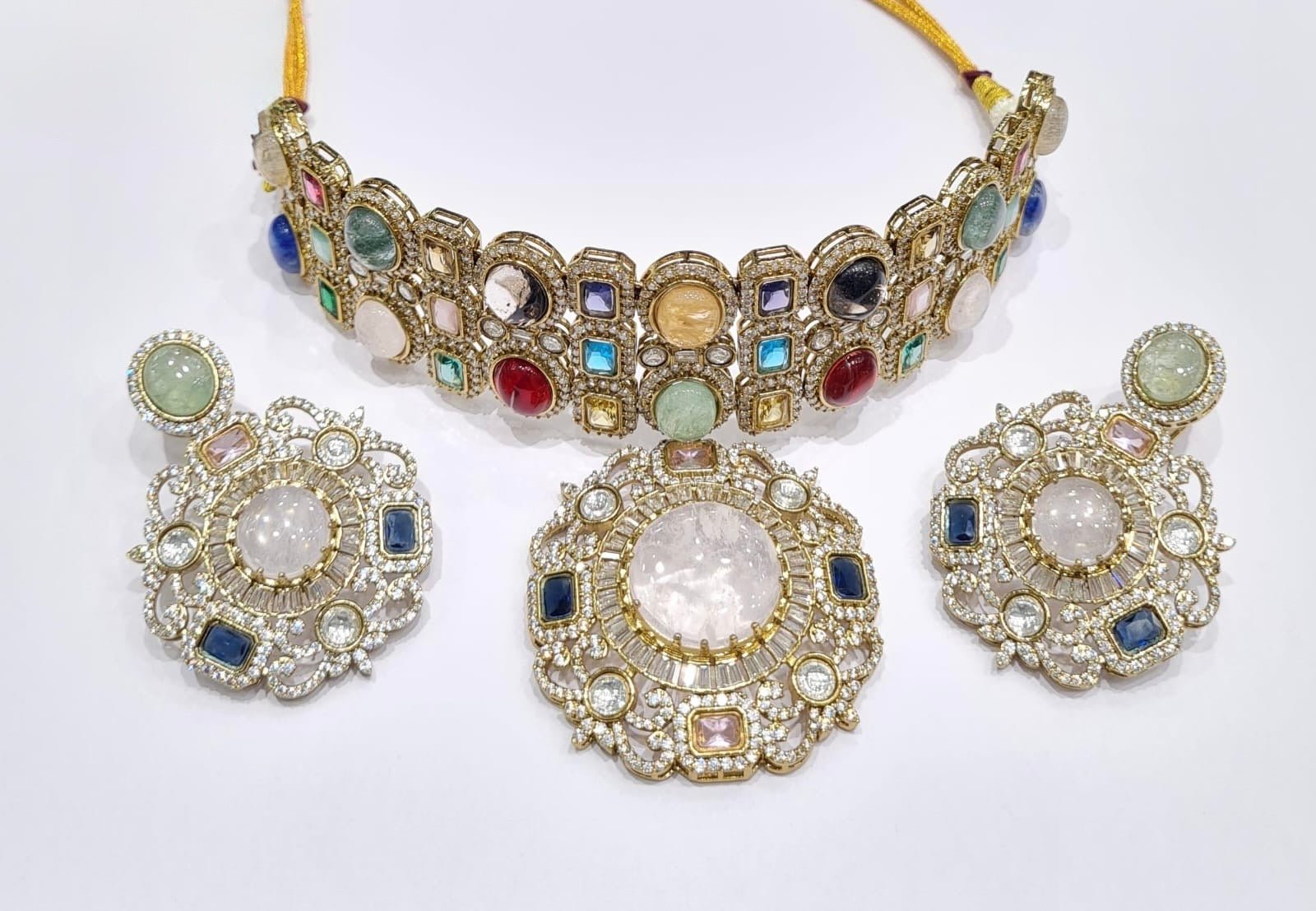 Sabyasachi Choker 10312 - KRISHNA'S SWETA JEWELLERY