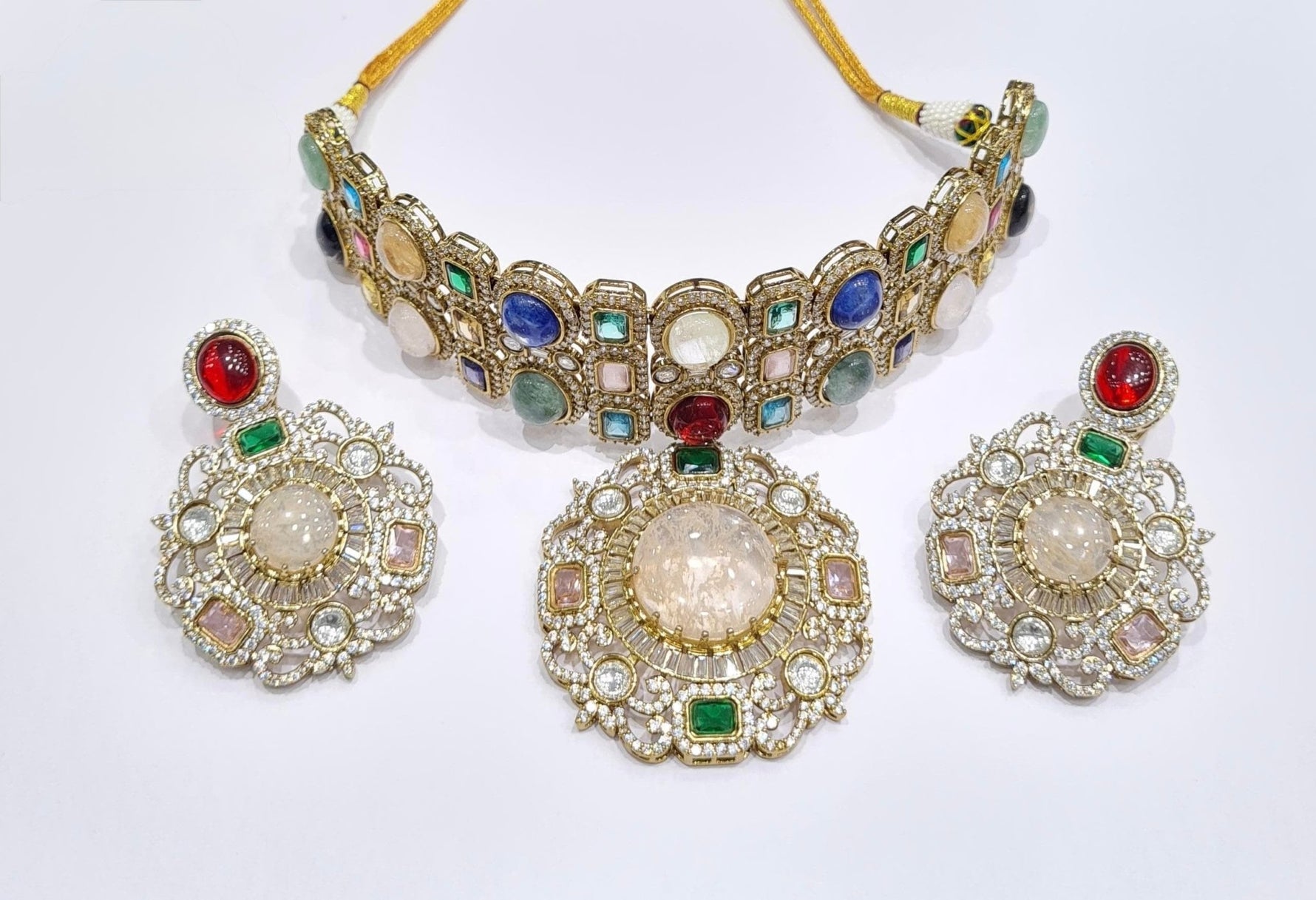 Sabyasachi Choker 10312 - KRISHNA'S SWETA JEWELLERY