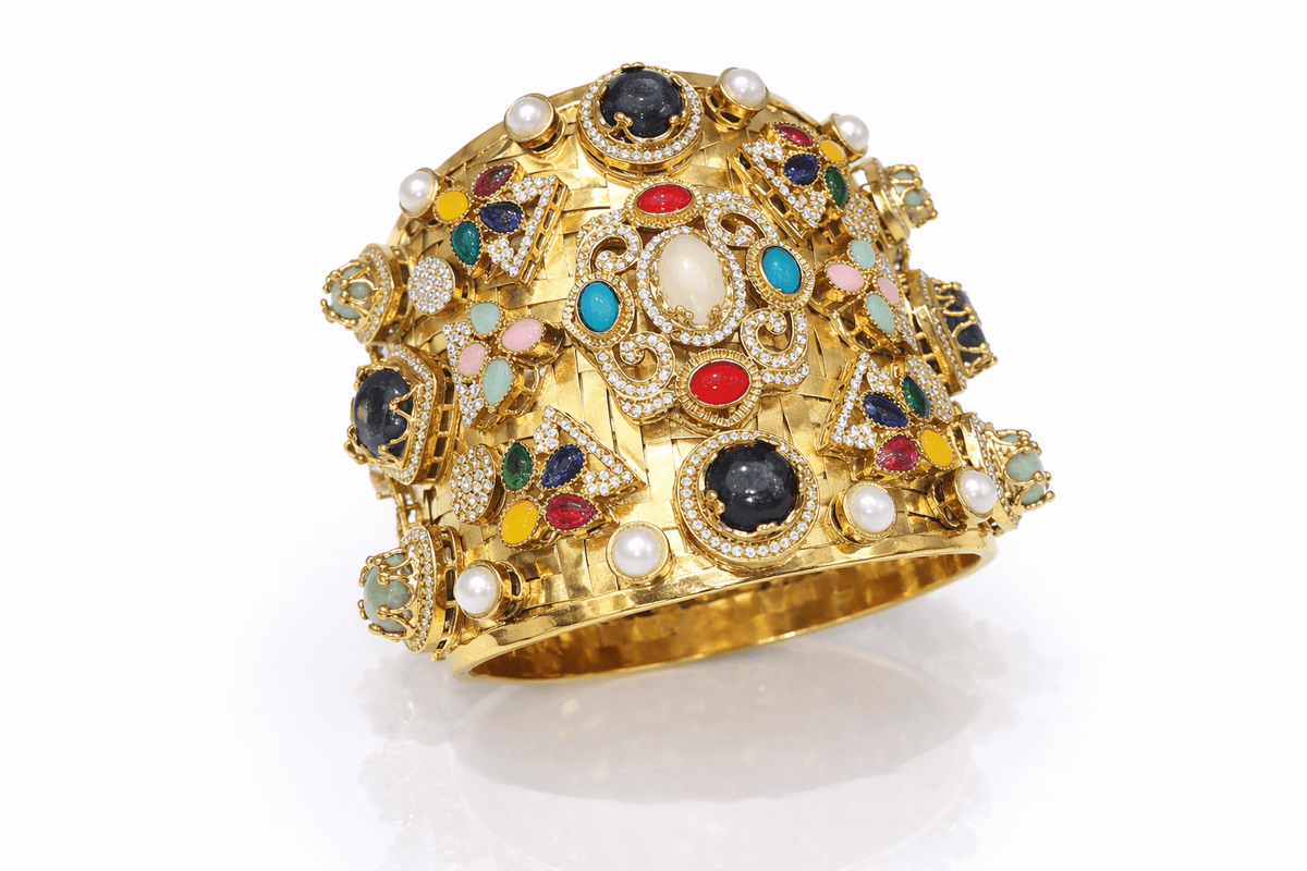 Sabyasachi Cuff 09391 - KRISHNA'S SWETA JEWELLERY