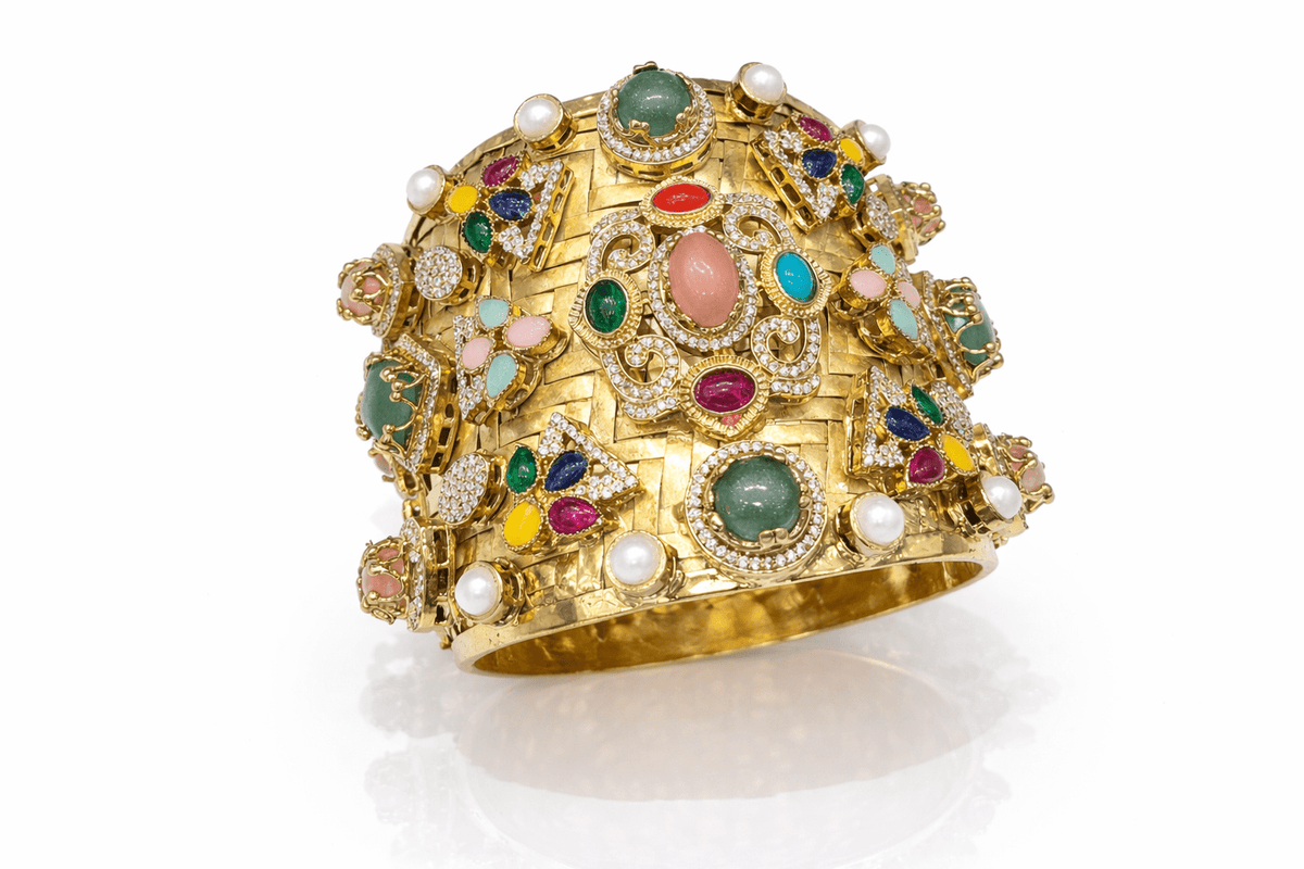 Sabyasachi Cuff 09391 - KRISHNA'S SWETA JEWELLERY