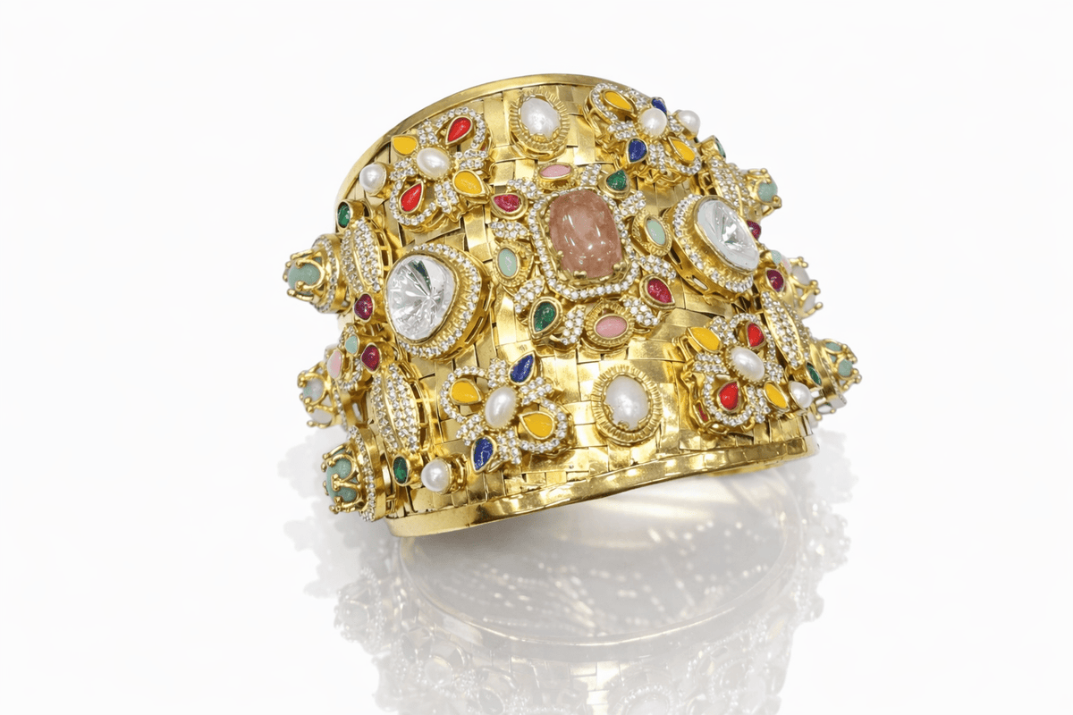 Sabyasachi Cuff 09392 - KRISHNA'S SWETA JEWELLERY