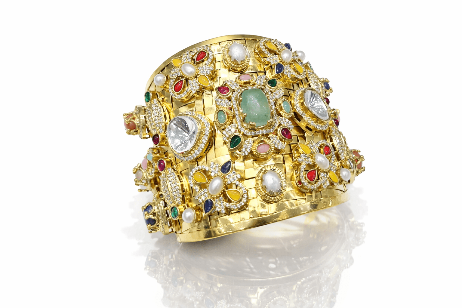 Sabyasachi Cuff 09392 - KRISHNA'S SWETA JEWELLERY