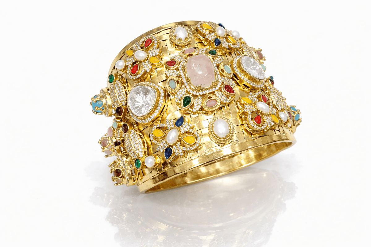 Sabyasachi Cuff 09392 - KRISHNA'S SWETA JEWELLERY