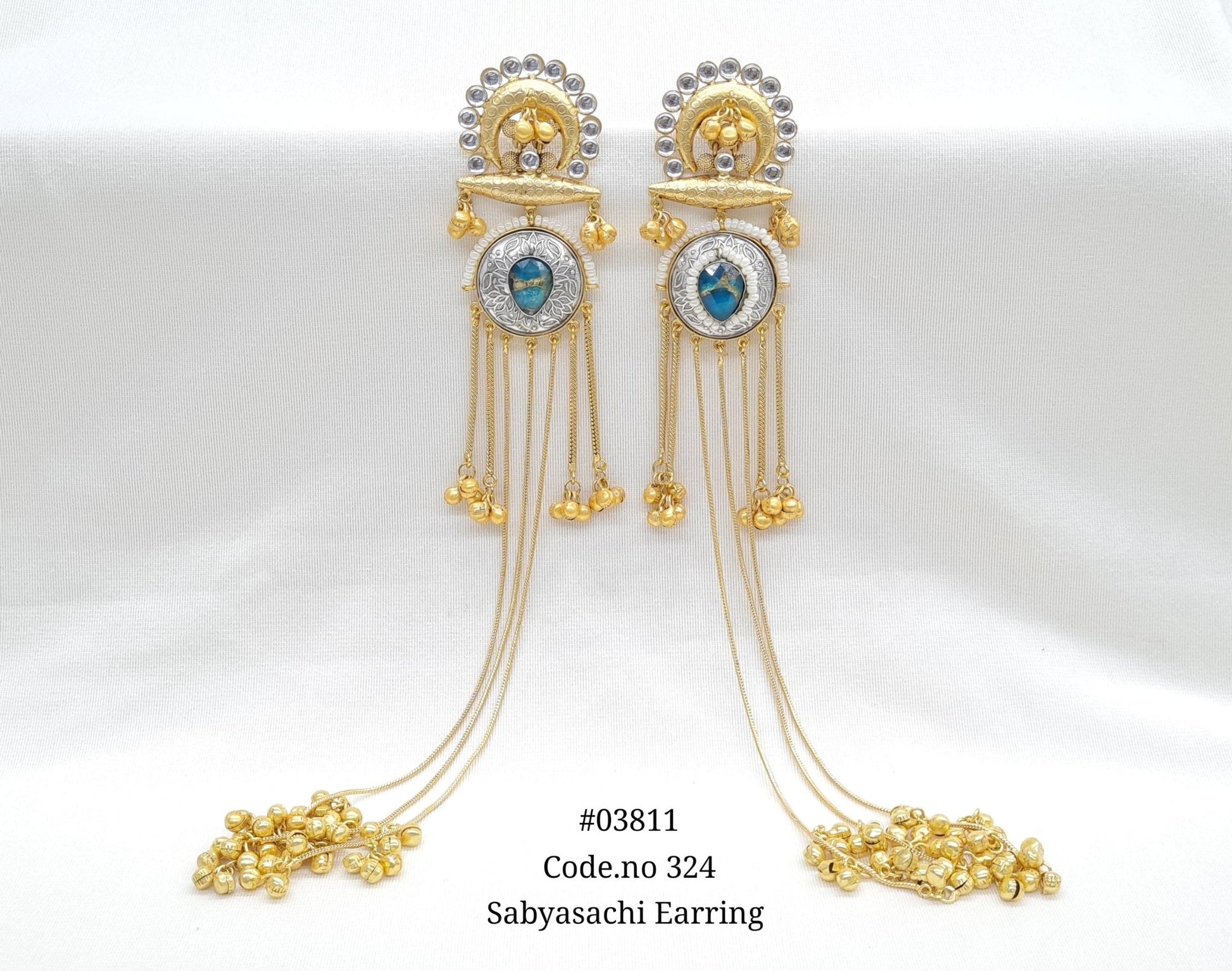 Sabyasachi Earrings 03811 - KRISHNA'S SWETA JEWELLERY