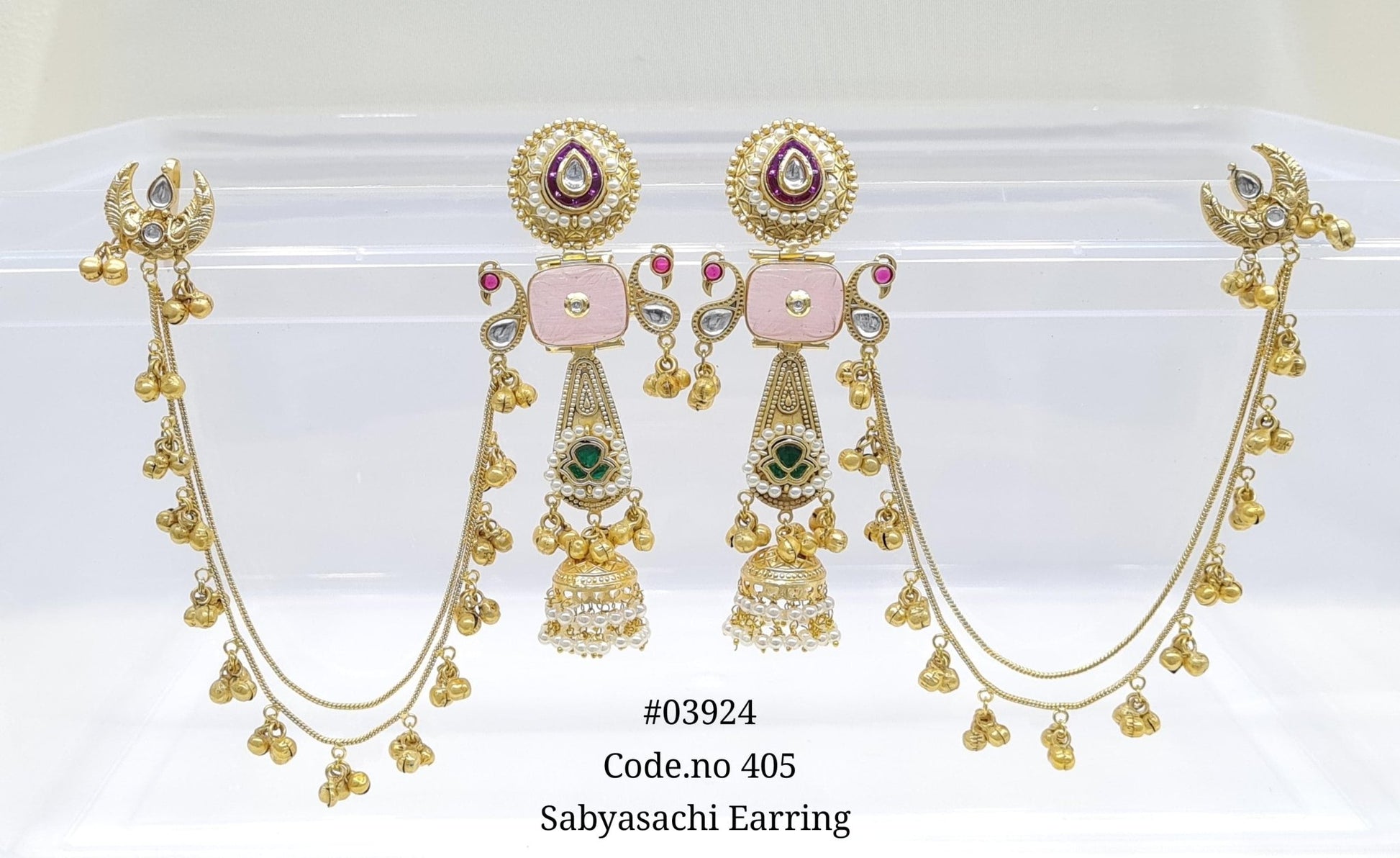 Sabyasachi Earrings 03924 - KRISHNA'S SWETA JEWELLERY