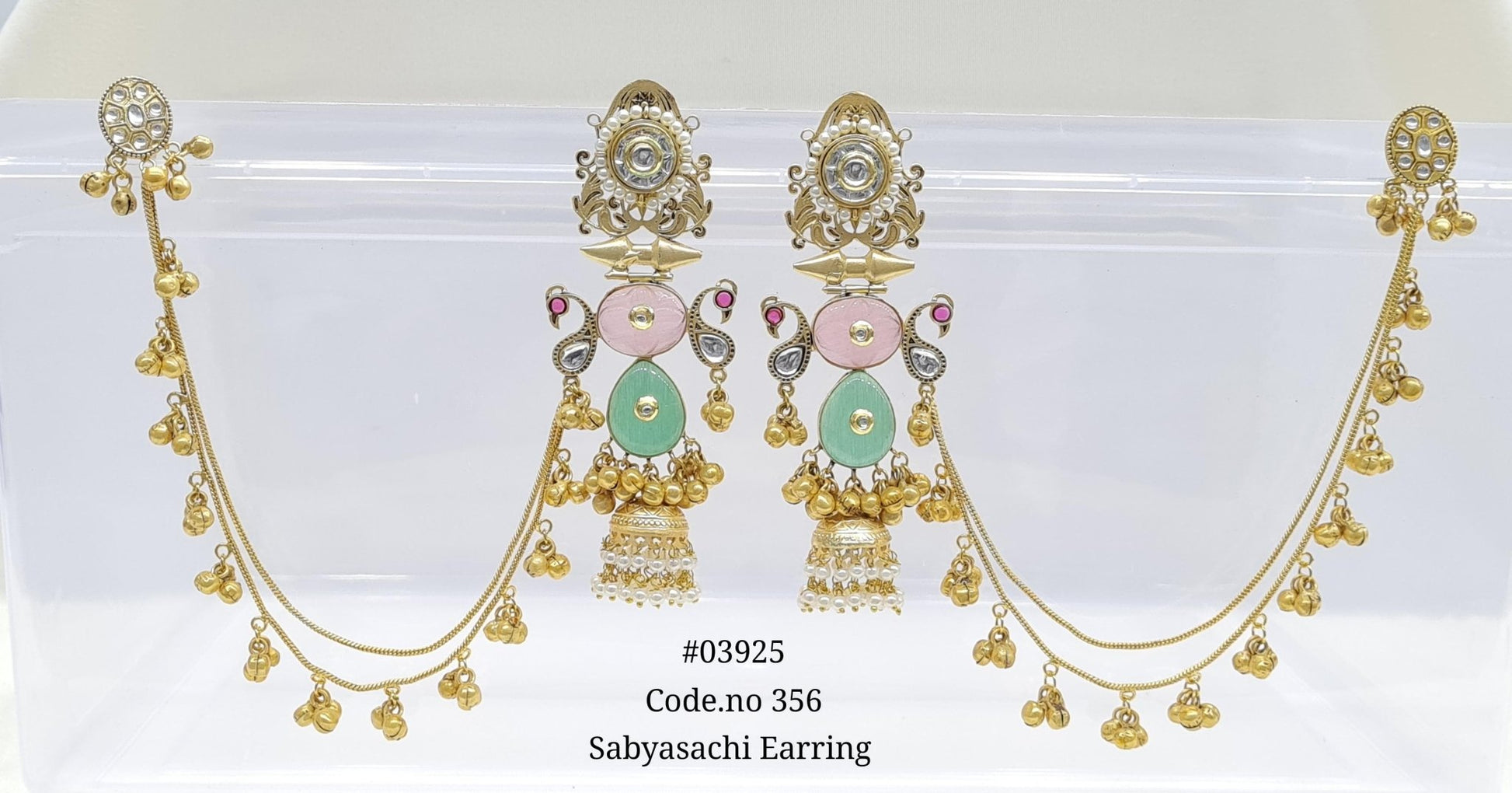 Sabyasachi Earrings 03925 - KRISHNA'S SWETA JEWELLERY