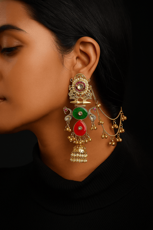 Sabyasachi Earrings 03925 - KRISHNA'S SWETA JEWELLERY