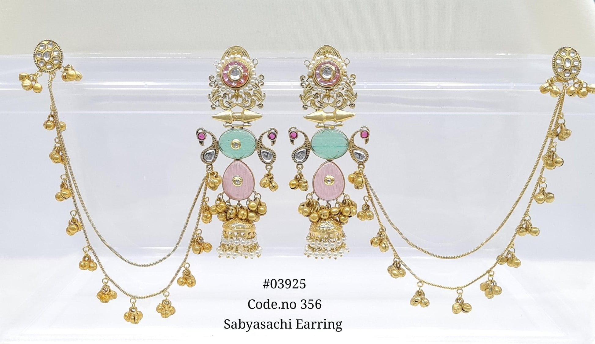 Sabyasachi Earrings 03925 - KRISHNA'S SWETA JEWELLERY