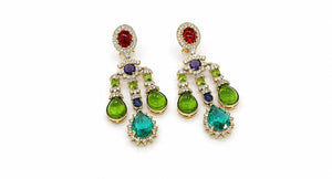 Sabyasachi Earrings 04076 - KRISHNA'S SWETA JEWELLERY