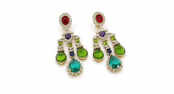 Sabyasachi Earrings 04076 - KRISHNA'S SWETA JEWELLERY