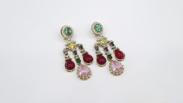 Sabyasachi Earrings 04076 - KRISHNA'S SWETA JEWELLERY