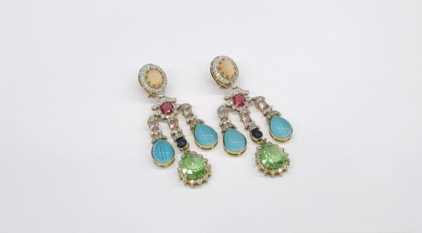 Sabyasachi Earrings 04076 - KRISHNA'S SWETA JEWELLERY