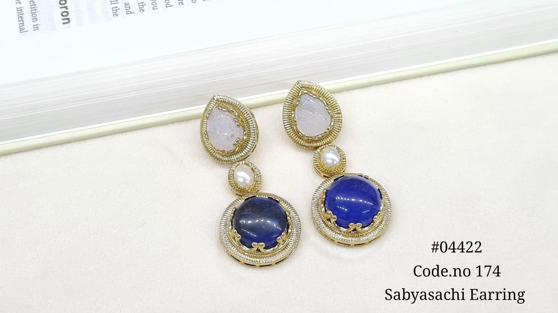 Sabyasachi Earrings 04422 - KRISHNA'S SWETA JEWELLERY