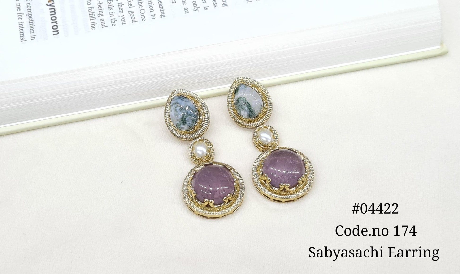 Sabyasachi Earrings 04422 - KRISHNA'S SWETA JEWELLERY