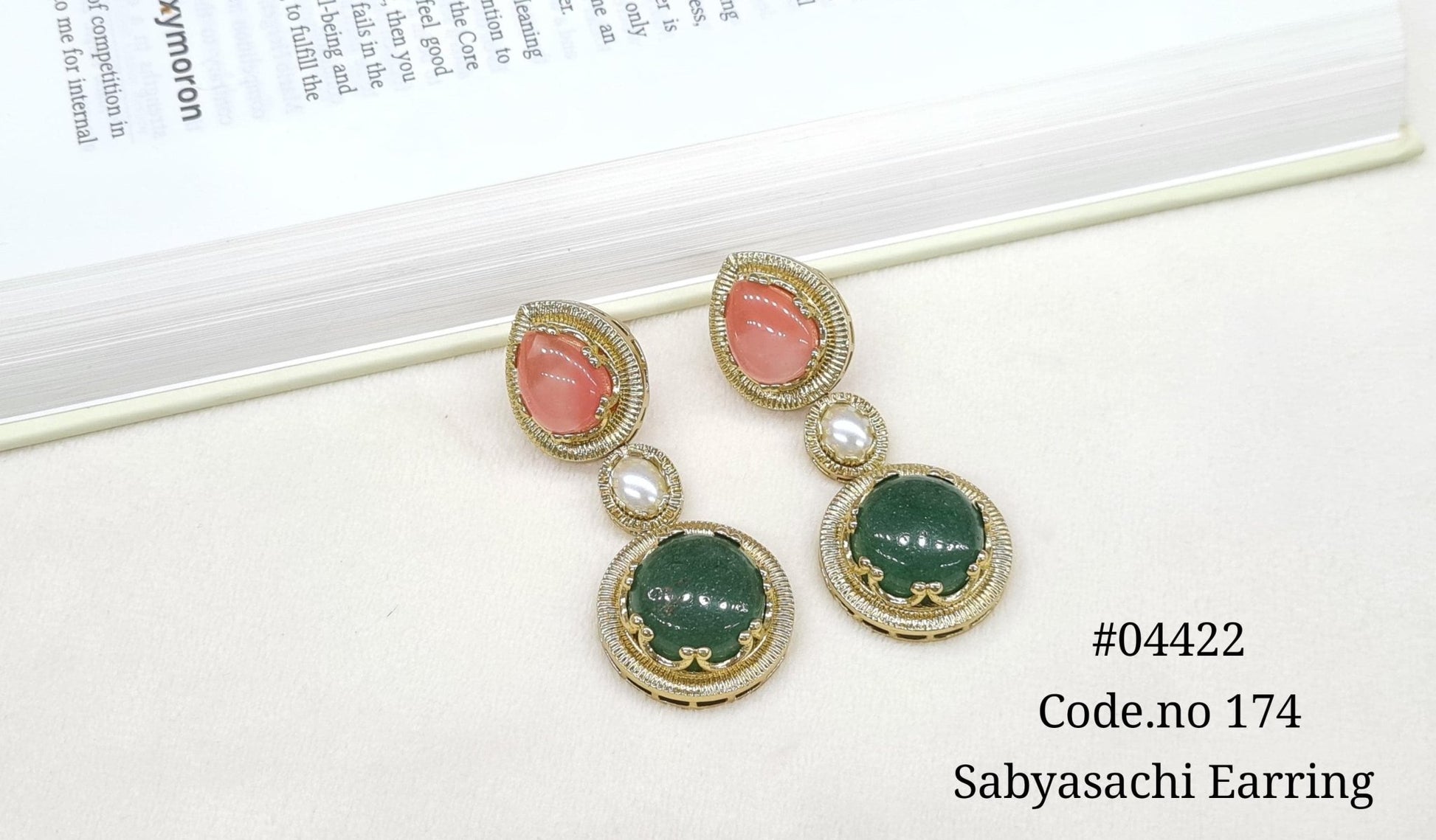 Sabyasachi Earrings 04422 - KRISHNA'S SWETA JEWELLERY