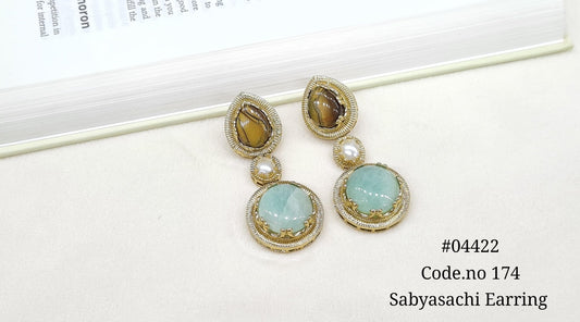 Sabyasachi Earrings 04422 - KRISHNA'S SWETA JEWELLERY
