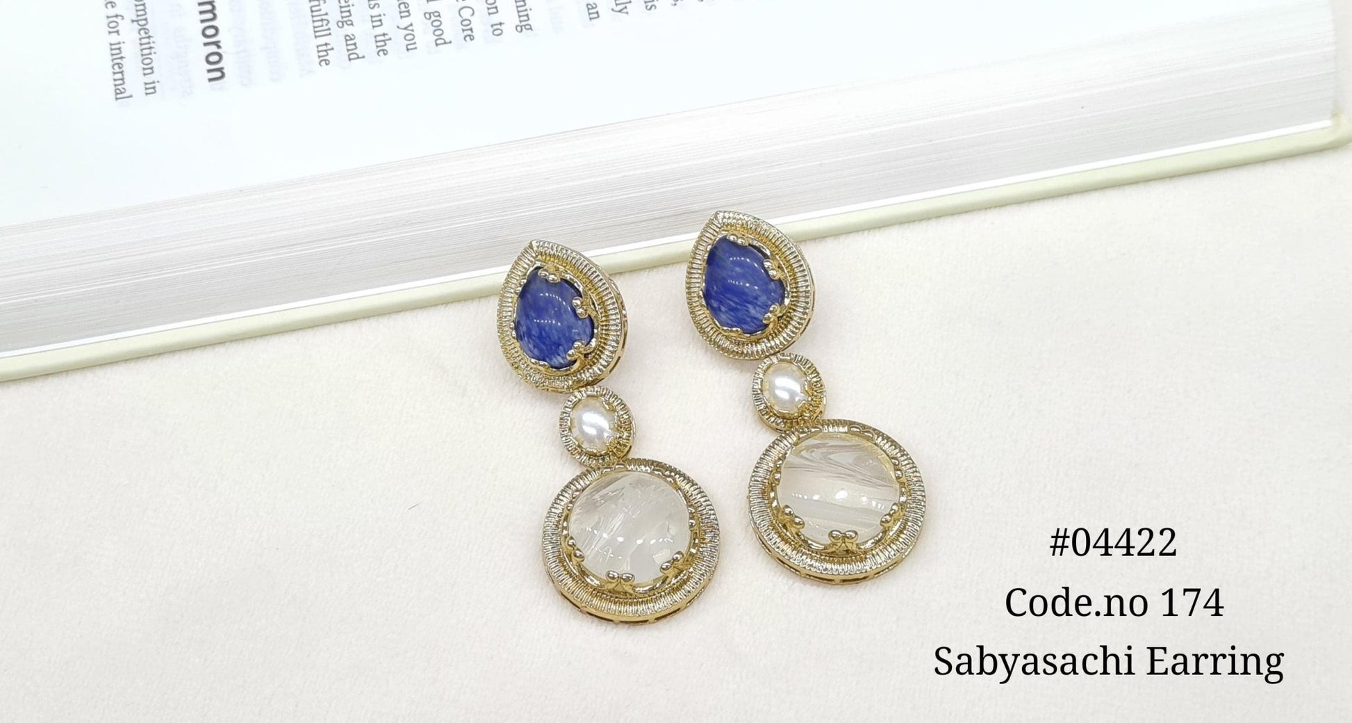 Sabyasachi Earrings 04422 - KRISHNA'S SWETA JEWELLERY