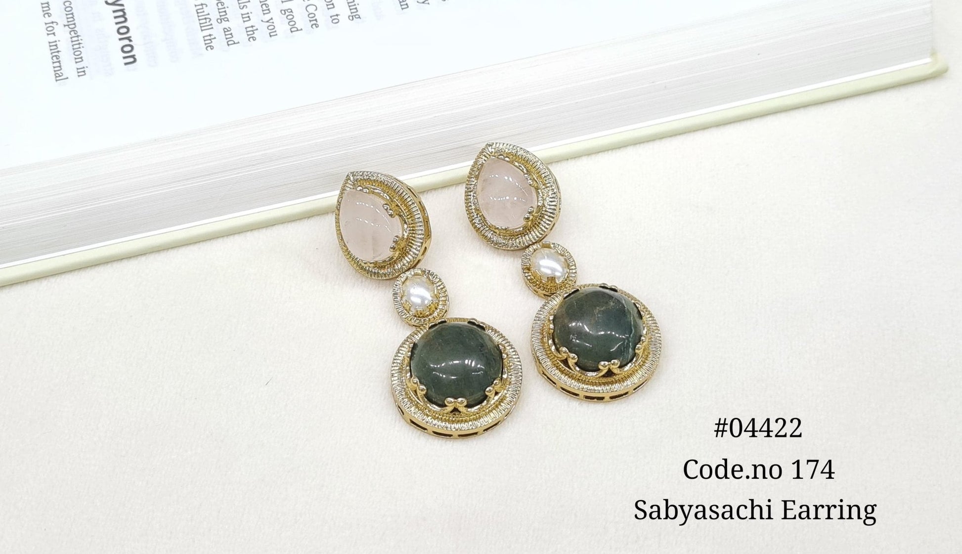Sabyasachi Earrings 04422 - KRISHNA'S SWETA JEWELLERY
