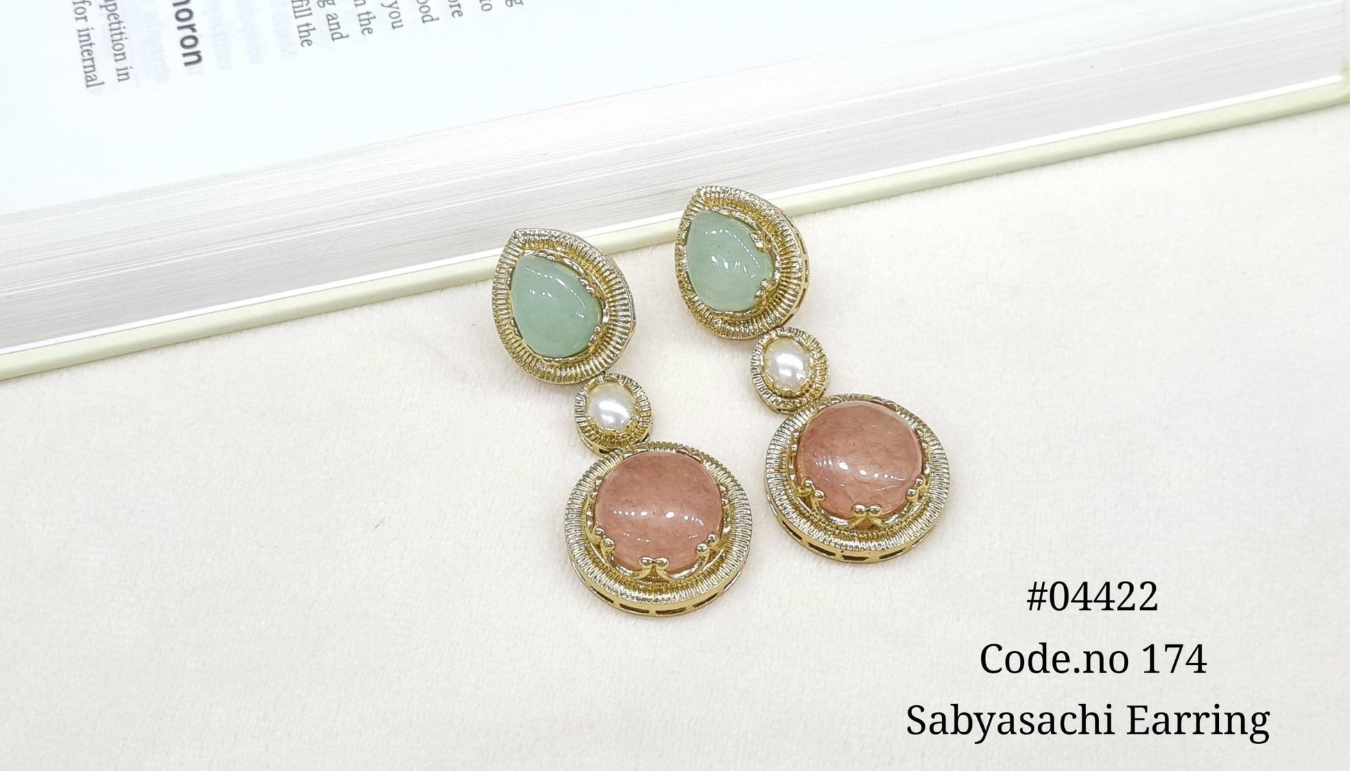 Sabyasachi Earrings 04422 - KRISHNA'S SWETA JEWELLERY