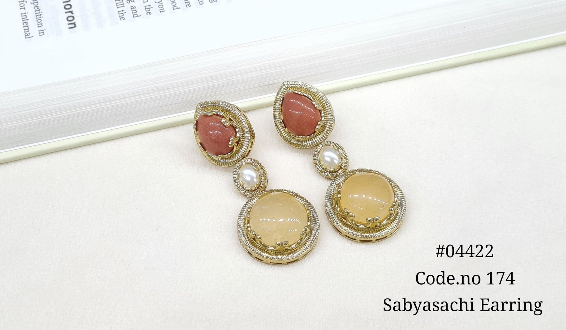 Sabyasachi Earrings 04422 - KRISHNA'S SWETA JEWELLERY