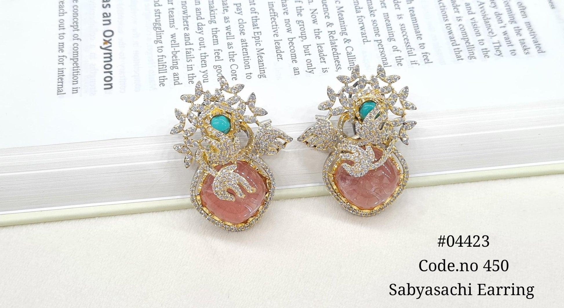 Sabyasachi Earrings. 04423 - KRISHNA'S SWETA JEWELLERY